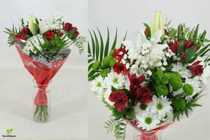 name flower  spinsh  ( ramo mixto  )and Engish (mixed Bouquet)